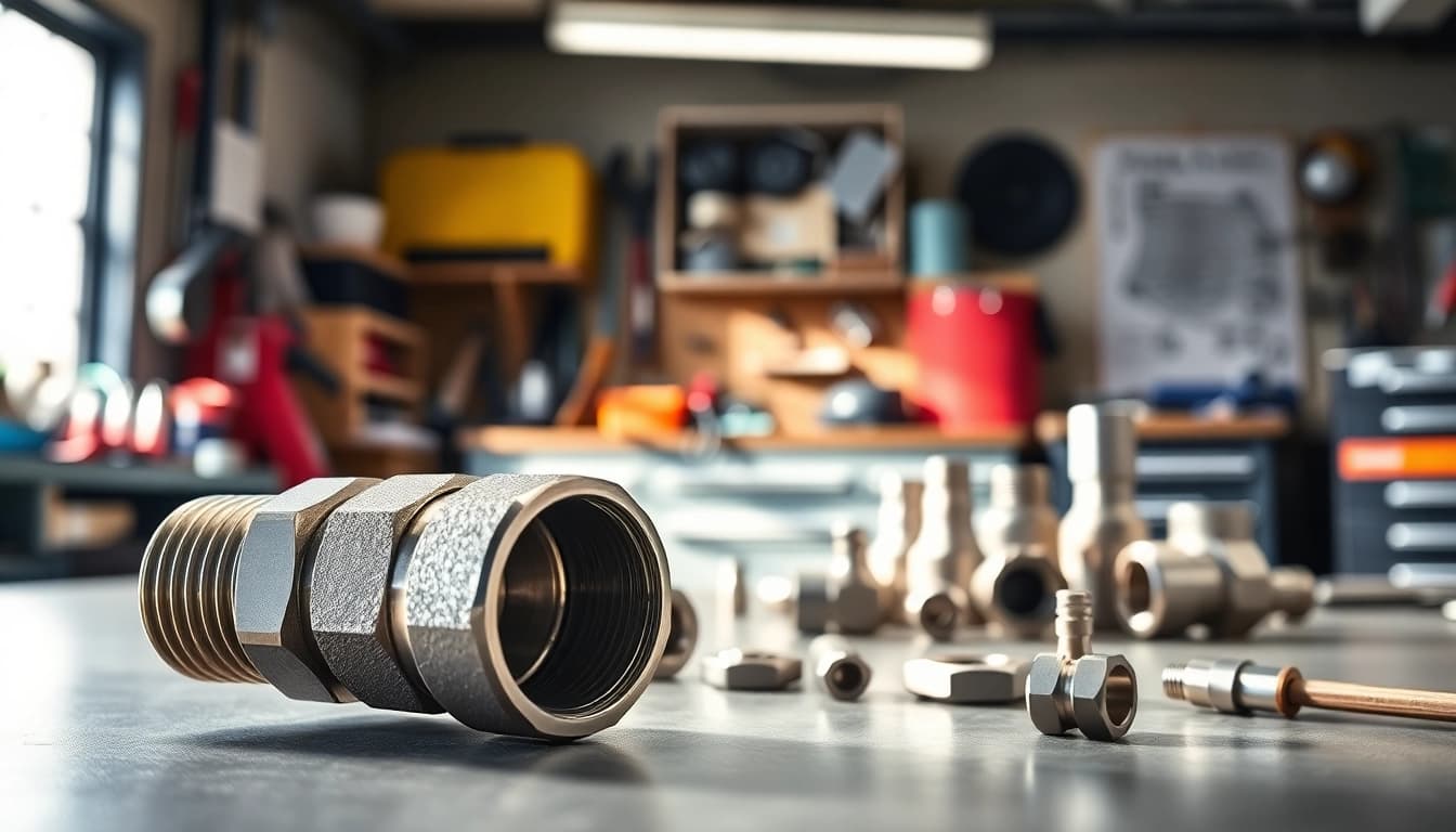 Examine Oil line AN fittings showcasing precision engineering and professional craftsmanship.