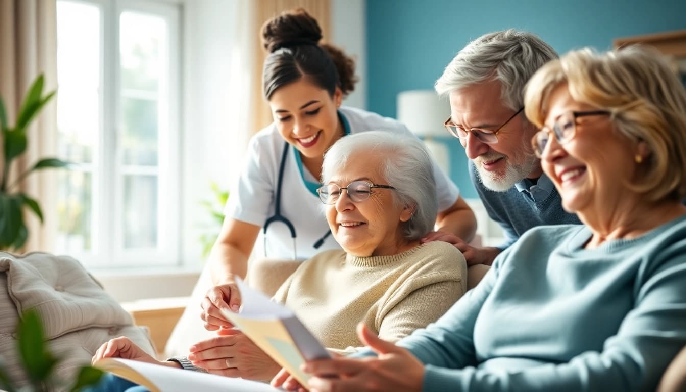 Compassionate caregivers providing senior care austin tx to enrich lives in a cozy setting.