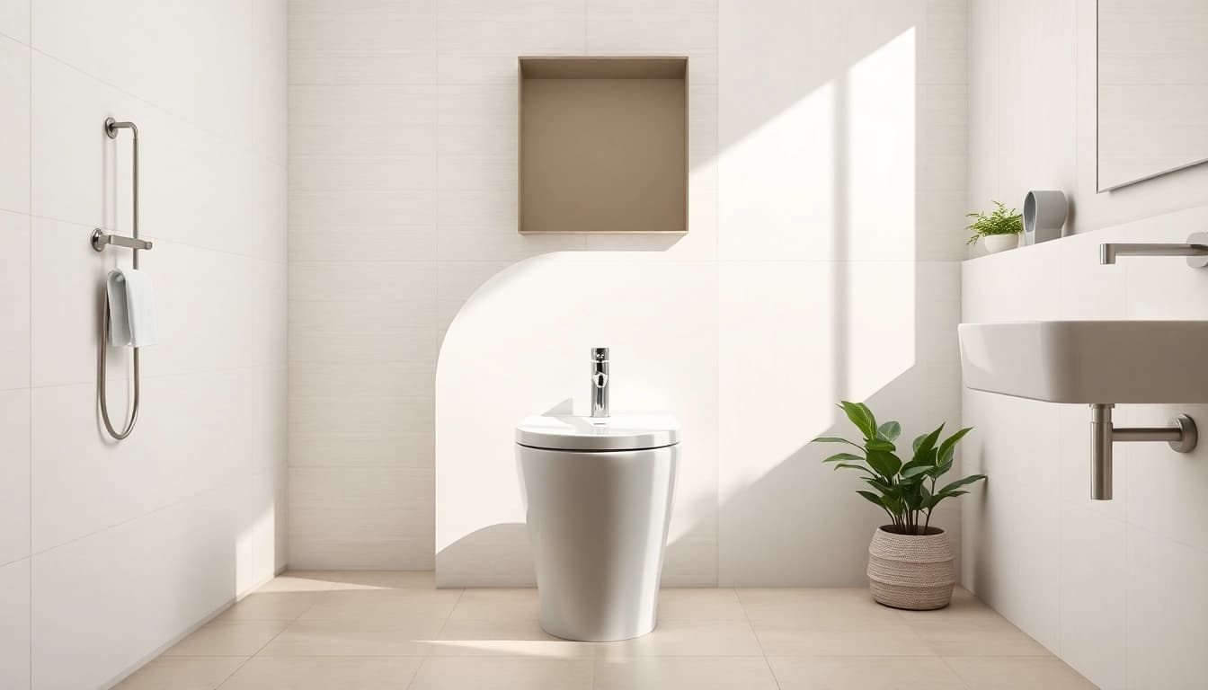 Scopri come il bidet trasforma un bagno moderno con eleganza e comfort.