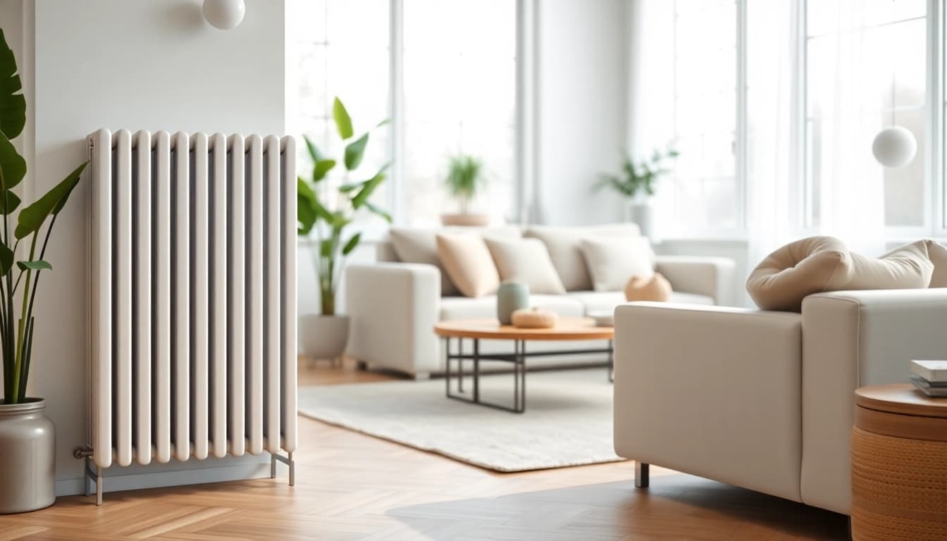 Effiziente sonni Heizkörper in modernem Wohnraum mit elegantem Design.