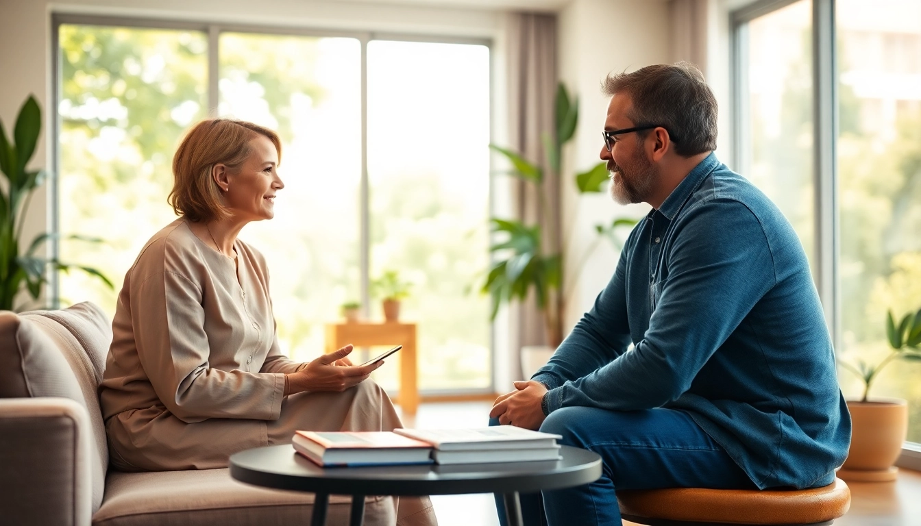 Engagement in therapy session at a German psychiatric clinic India emphasizing patient care.