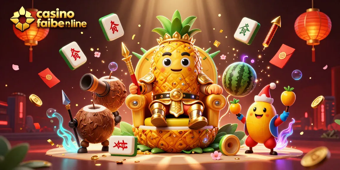 Découvrez le casino fiable en ligne avec des éléments de jeu et des personnages colorés offrant une expérience immersive.