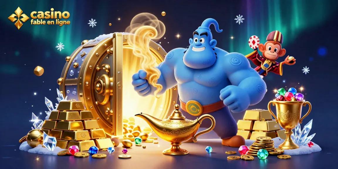 Découvrez le monde de casino fiable en ligne, avec un génie, un singe espiègle et des trésors scintillants.