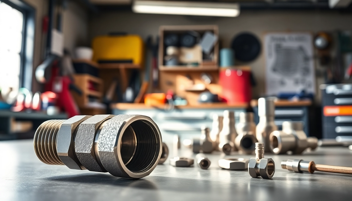 Examine Oil line AN fittings showcasing precision engineering and professional craftsmanship.