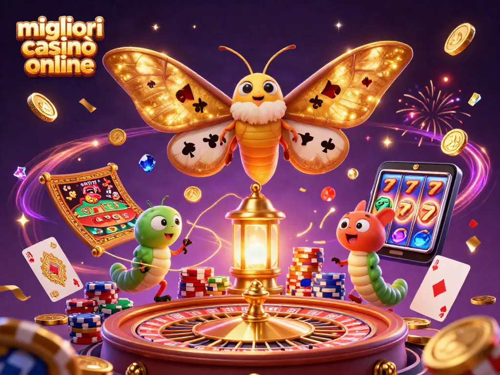 I migliori casinò online offrono una vasta selezione di giochi e bonus avvincenti, illustrati da una scena ricca di energia e colori.