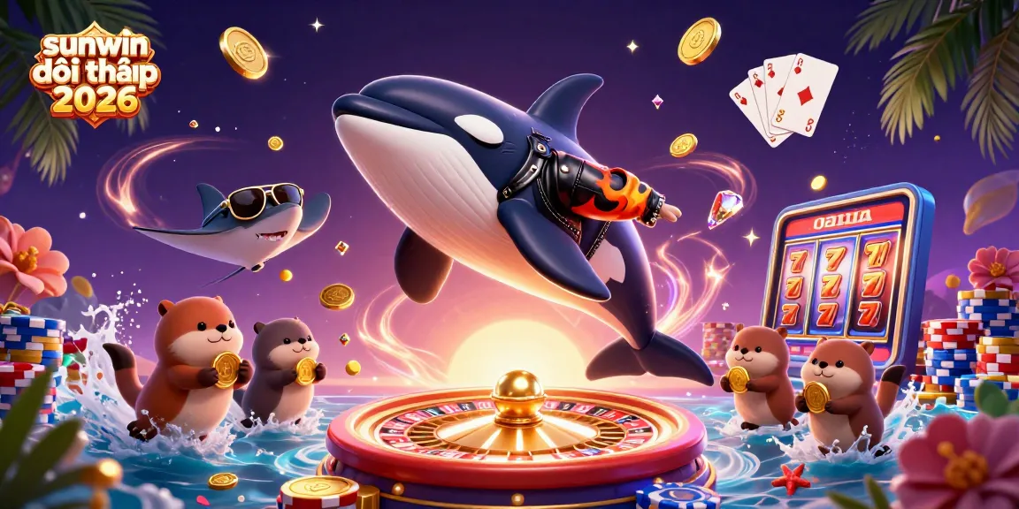Engage with vibrant gameplay at sunwin đổi thưởng 2026, featuring lively 3D characters and casino elements.