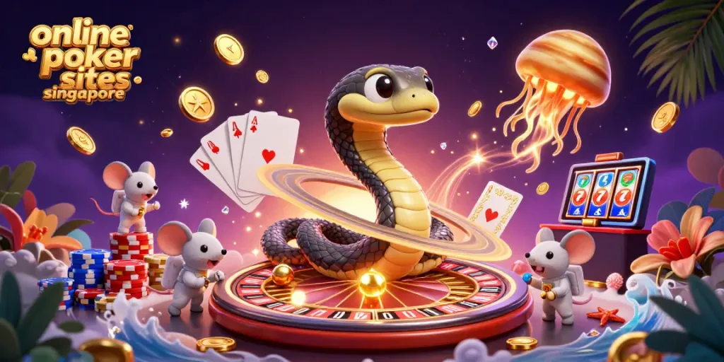 Experience the thrill at online poker sites Singapore with a vibrant cosmic poker scene.