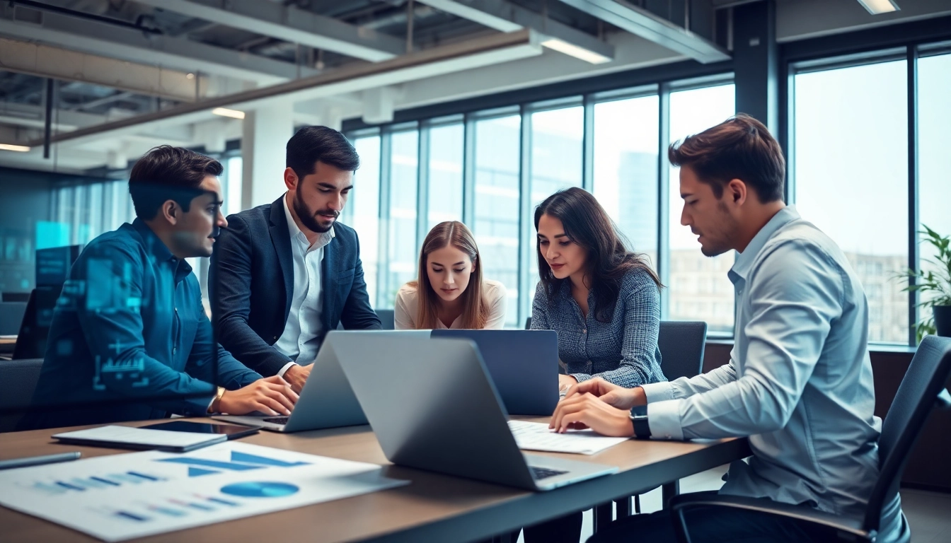 Enhance your business with managed it services near me, showcasing a collaborative IT team in action.
