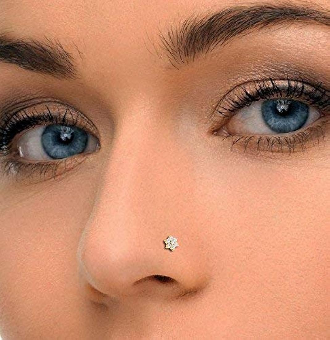 Real Gold Nose Ring | Cervin Blanc Luxury Piercing Collection