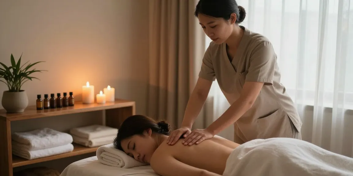 Relaxing Swedish massage experience at makangs.com in a tranquil spa setting.