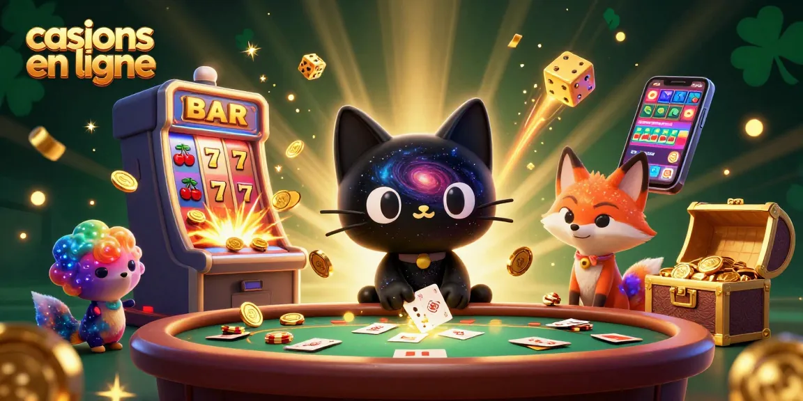 Jouez et gagnez avec des casinos en ligne dans un univers cosmique coloré et dynamique.