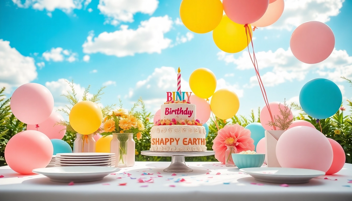 Celebrate a Customizable birthday party with personalized decorations and a festive atmosphere.
