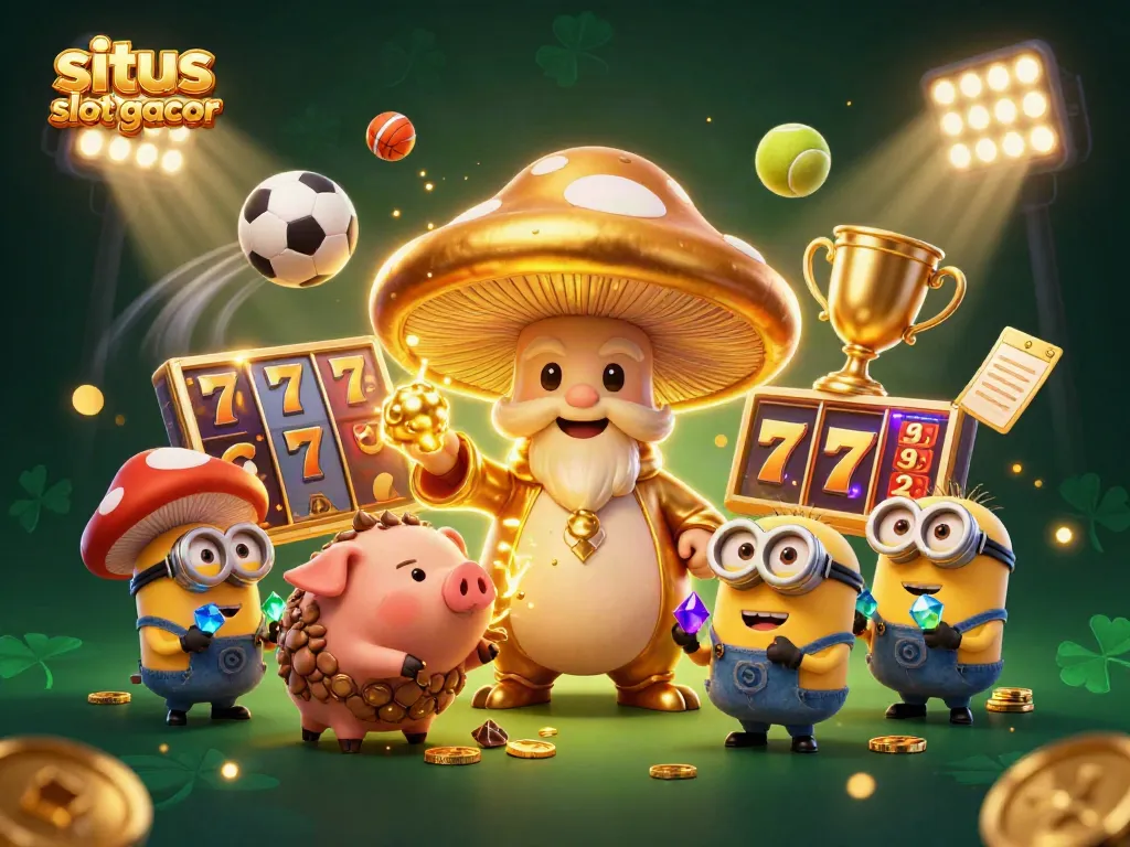 Bermain di situs slot gacor dengan pengalaman menakjubkan dari karakter kasino yang berkilau dan elemen menarik.