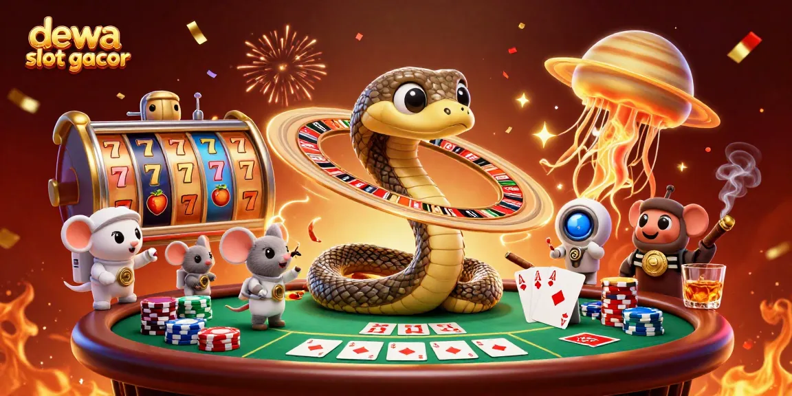 Bermain dewa slot gacor dengan simbol keberuntungan dan keseruan di dunia kasino 3D.