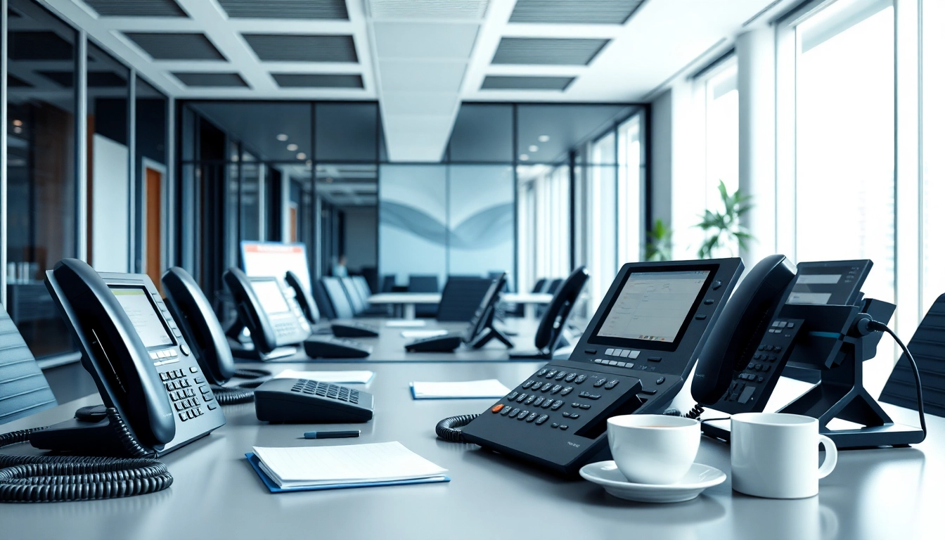 Best UK telephone system provider showcasing a modern office setup for effective communication.