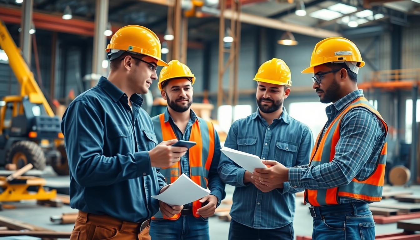 Boost your career with nccer certification as workers collaborate on a vibrant construction site.