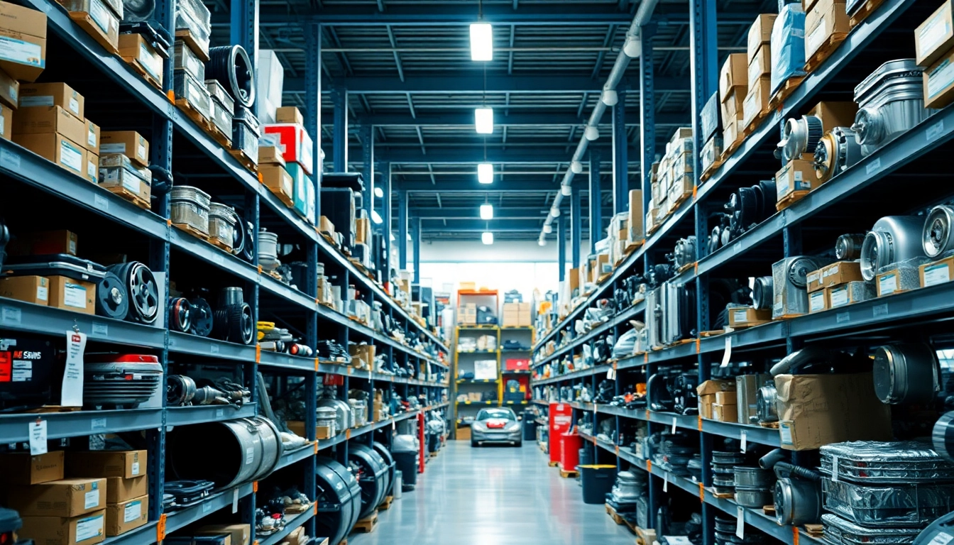 Browse quality automotive parts at https://factoryoemsupply.com/ in a well-organized warehouse setting.