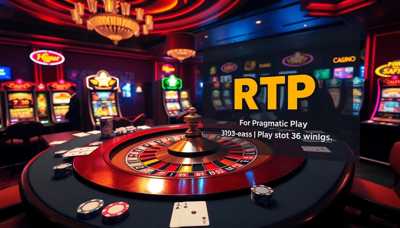Experience the thrill of high RTP Pragmatic Play slots in a luxurious casino setting.