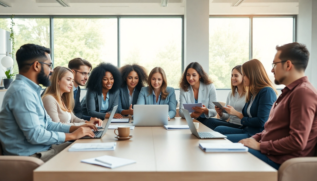 Engaging collaboration scene showcasing a diverse team at https://fhpts.com, capturing creativity and teamwork.