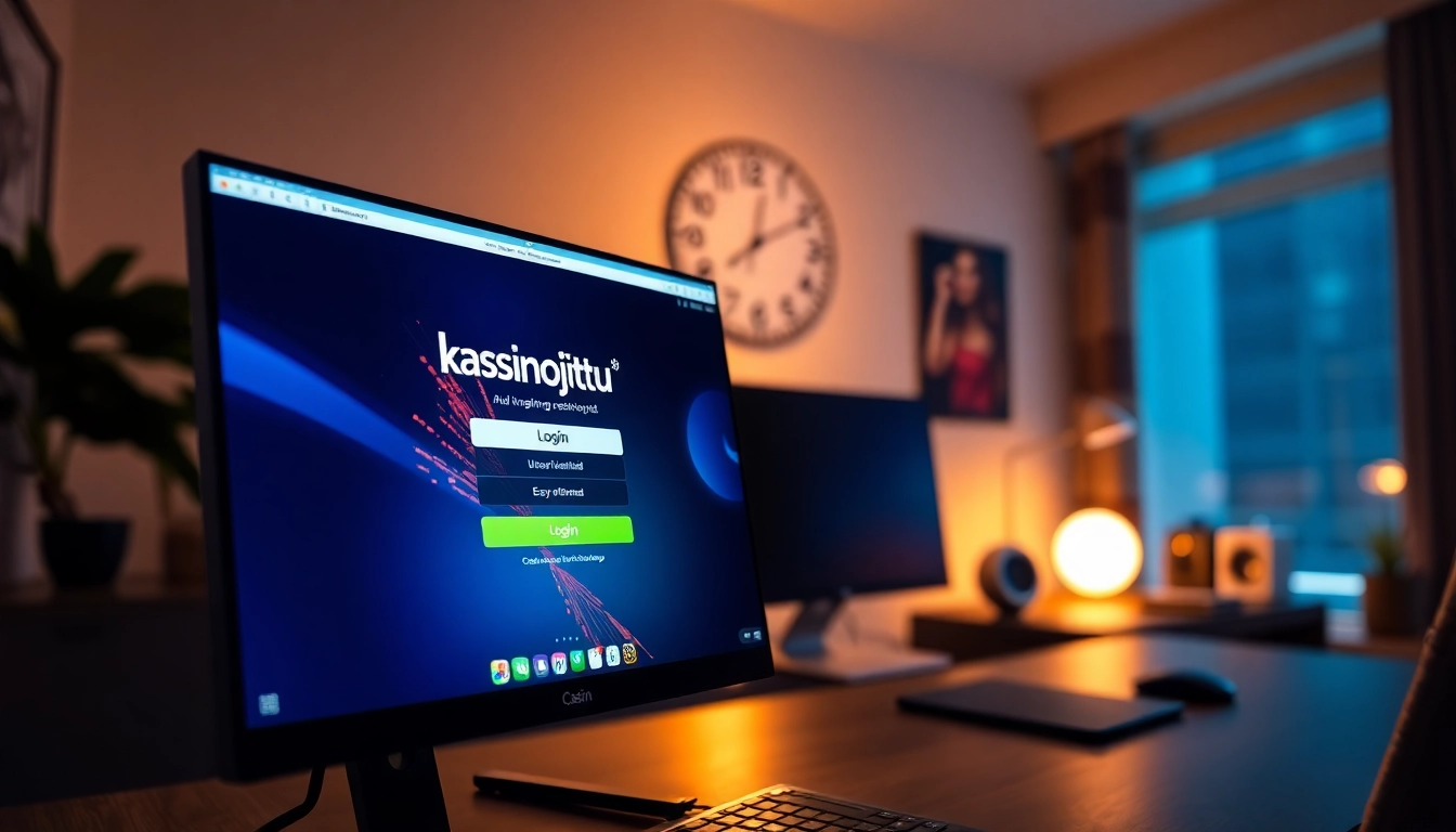 Masukkan data untuk kasinojitu login di halaman antarmuka yang menarik.