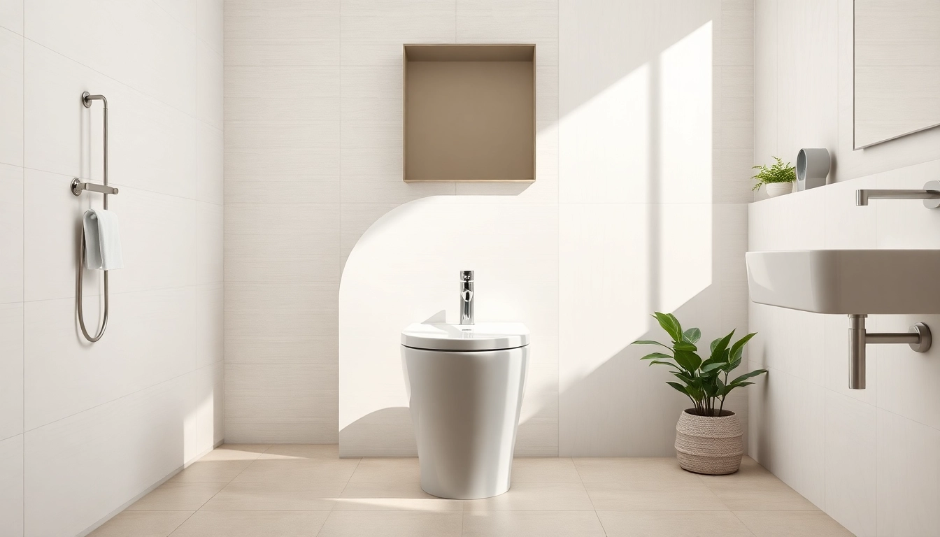 Scopri come il bidet trasforma un bagno moderno con eleganza e comfort.