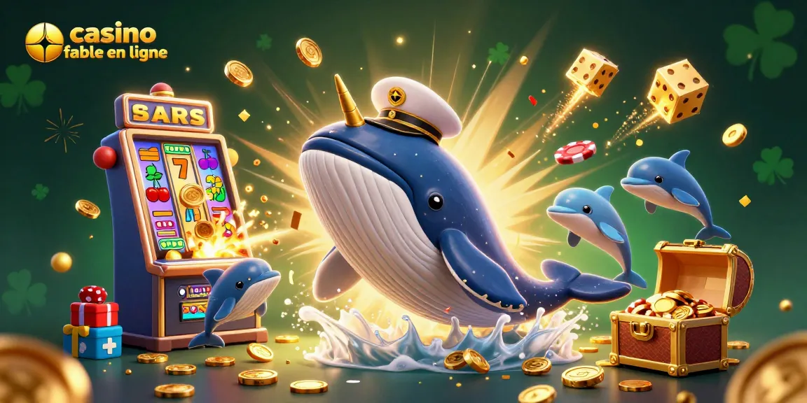Jouer au casino fiable en ligne avec des personnages ludiques et des éléments de jeu en 3D.
