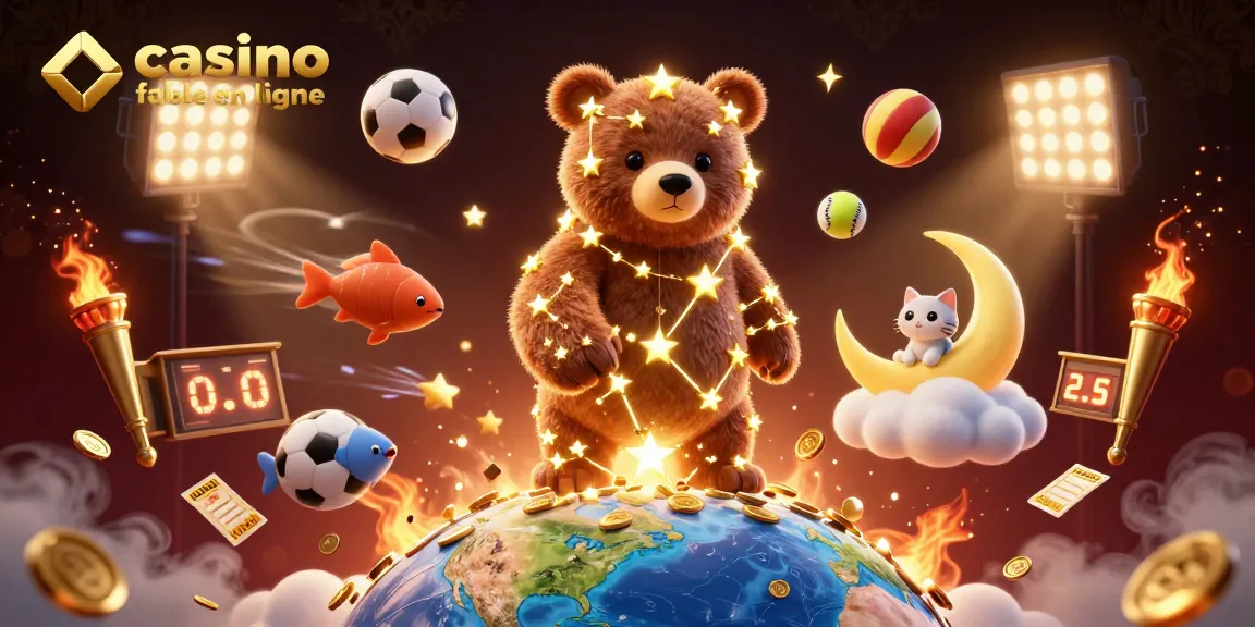 Plongez dans l'univers vibrant d'un casino fiable en ligne avec une illustration 3D captivante.
