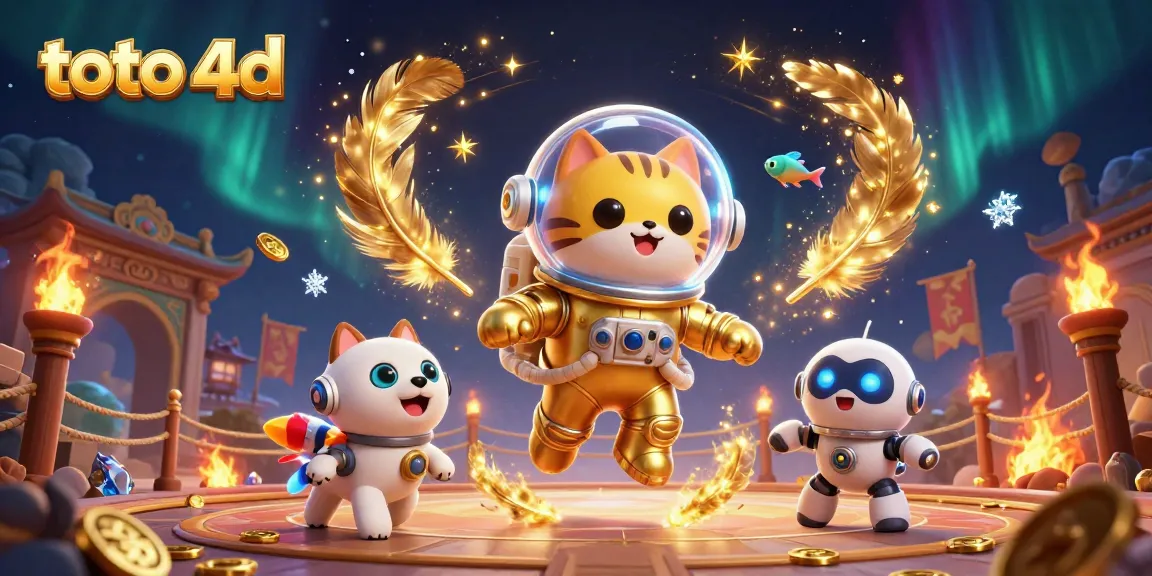 Experience the excitement of toto 4d with a vibrant illustration showcasing lottery elements and dynamic characters.