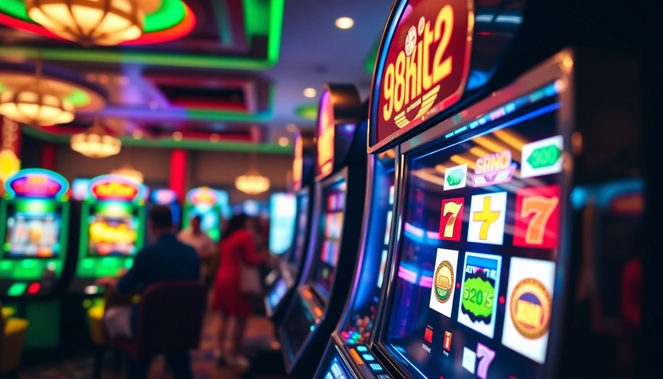 918kiss slot เครื่องสล็อตที่เต็มไปด้วยแสงสีเสียงในคาสิโนด้วยบรรยากาศตื่นเต้น