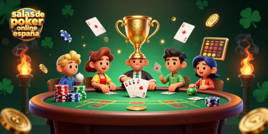 Juega en las mejores salas de poker online España y gana con estrategias efectivas.