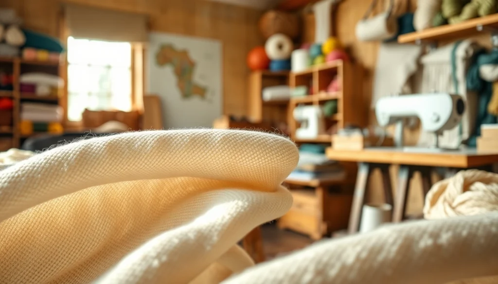 Verken ongebleekt katoen met een focus op de unieke textuur en natuurlijke kleuren.