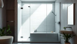 Installer des parois de douche modernes avec élégance et fonctionnalité dans une salle de bains.