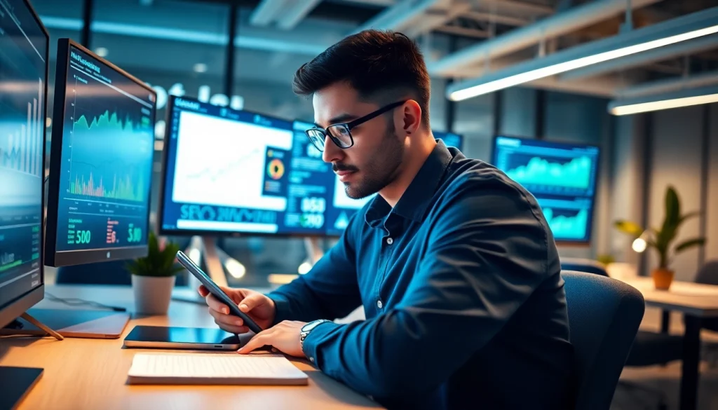 Boost your SEO Malaysia strategy with a professional digital marketing expert analyzing data.