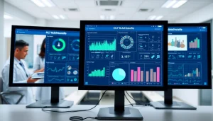 Veranschaulichen Sie HL7 Schnittstelle-Datenintegrationen mit Fachleuten in einer modernen Klinik.