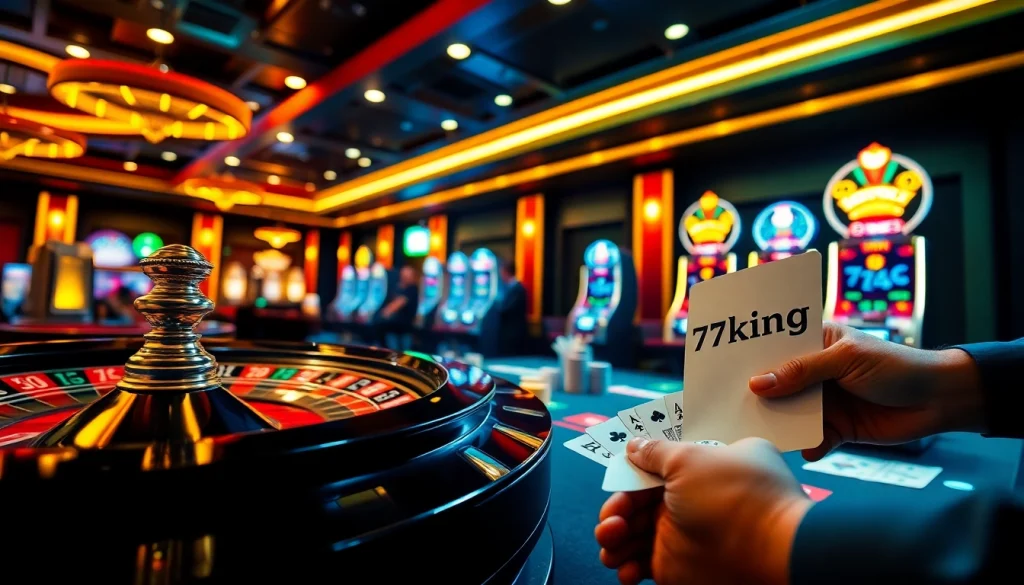 Experience high-stakes excitement with 79king poker chips at the vibrant casino table.