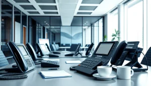 Best UK telephone system provider showcasing a modern office setup for effective communication.