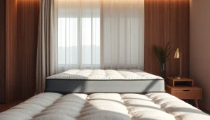 I materassi di alta qualità offrono comfort e sostegno per un sonno rigenerante, allestiti in una camera accogliente.