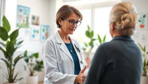 Health consultation highlighting an attentive health practitioner assisting a patient.