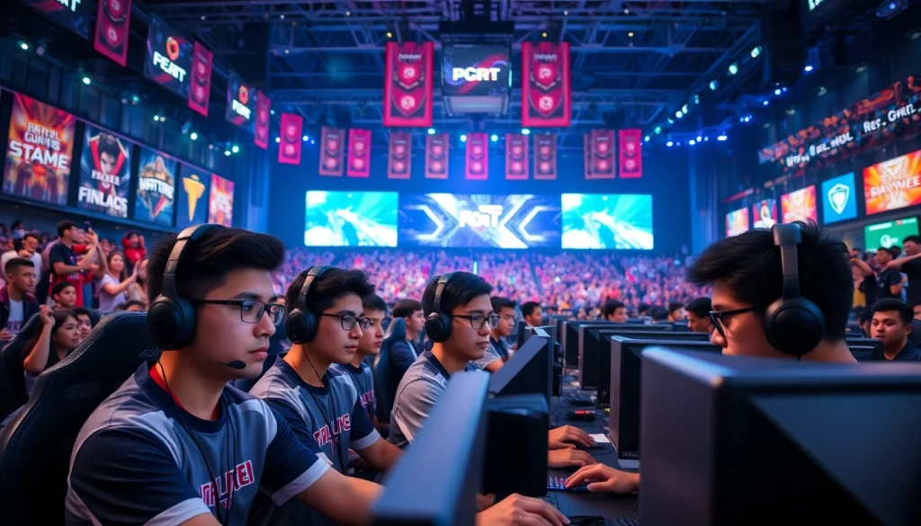 Join gamers at https://gamelevate.com for an immersive esports experience in a lively arena.