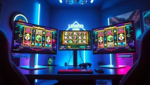 Masukkan lipat4d login slot saat menikmati pengalaman bermain game online di meja komputer modern.