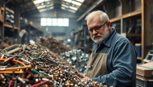 Schrotthändler Oberhausen sortiert Altmetalle professionell und effizient.