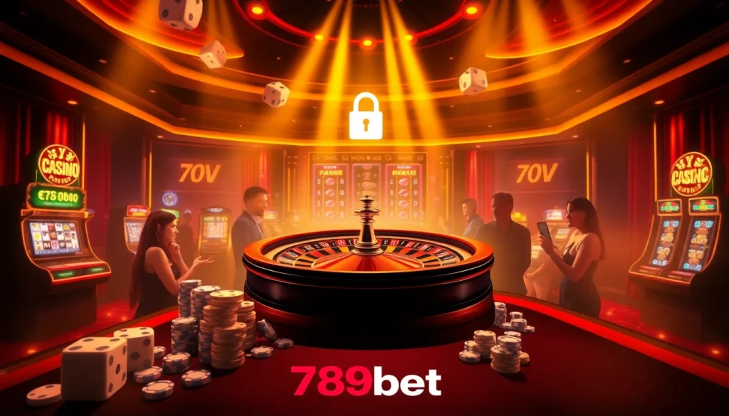 Experience the excitement of online gaming with link 789bet featuring luxurious casino elements.