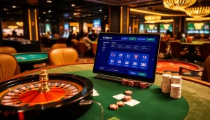 Experience the thrill of vn88 online gambling with engaging poker and roulette games in a luxurious casino setting.