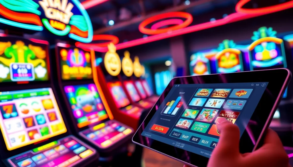 Menampilkan antarmuka permainan online menarik dari PASAR88 LINK dengan mesin slot cerah dan elemen permainan interaktif.