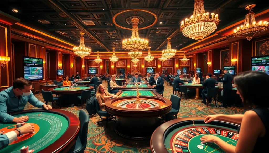 Players enjoying a thrilling experience at indibet casino with Baccarat and Roulette games.