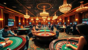 Players enjoying a thrilling experience at indibet casino with Baccarat and Roulette games.