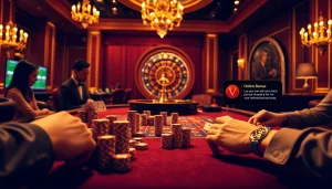 Experience thrilling gambling action at EV88 with luxurious casino elements and engaging gameplay.