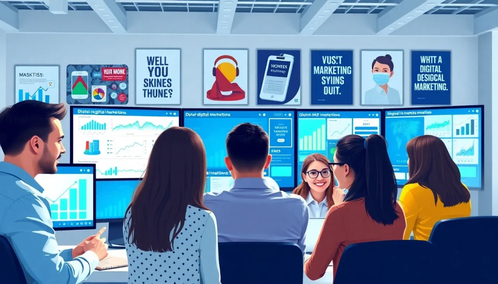 Engaging digital marketing team in Fort Myers collaborating on innovative strategies.