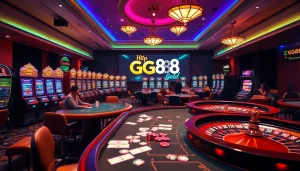 Experience the excitement of wagering at http://gg88.gold/, featuring vibrant gaming tables and thrilling slot machines.