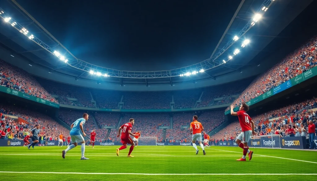 โปรแกรมบอล วันนี้ ในสนามบอลที่เต็มไปด้วยแฟนบอลที่ตื่นเต้น